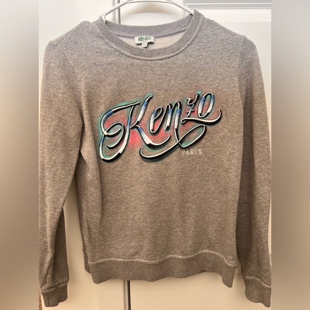 Kenzo Gray Crewneck Sweater